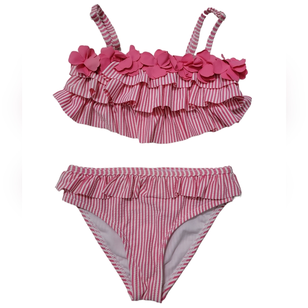 Joe Boxer Girls Ruffled Bikini, 2T